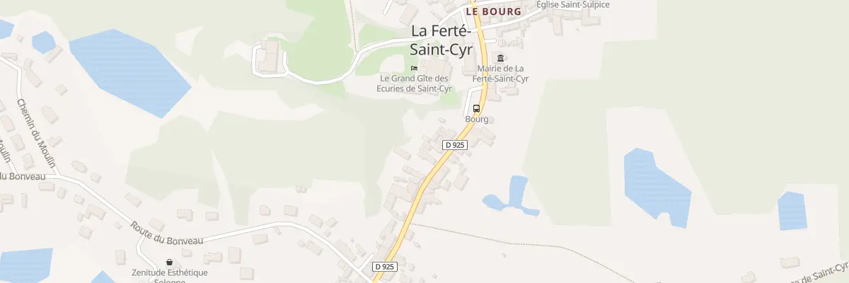 Plan du 10 Fg de Guyenne à La Ferté-Saint-Cyr