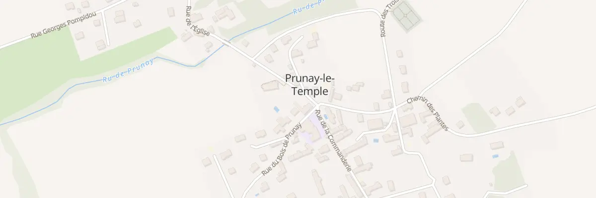 Plan du 1 Pl de la Liberation à Prunay-le-Temple
