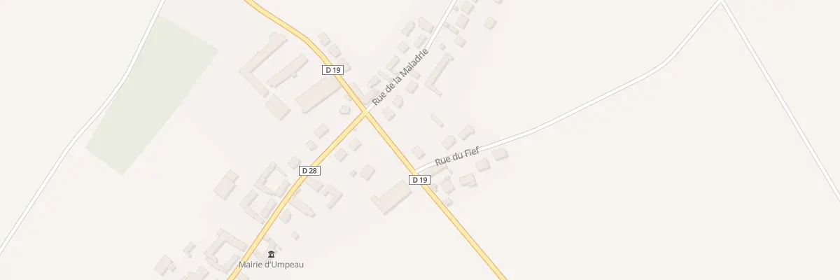 Plan du 1 Rue du Fief à Umpeau