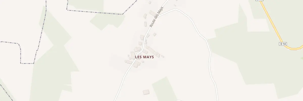 Plan du 5048 Les Mays à Augne