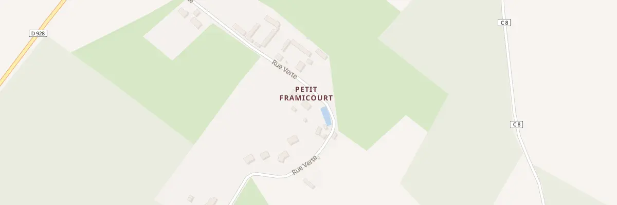 Plan du 35 Rue Verte à Framicourt