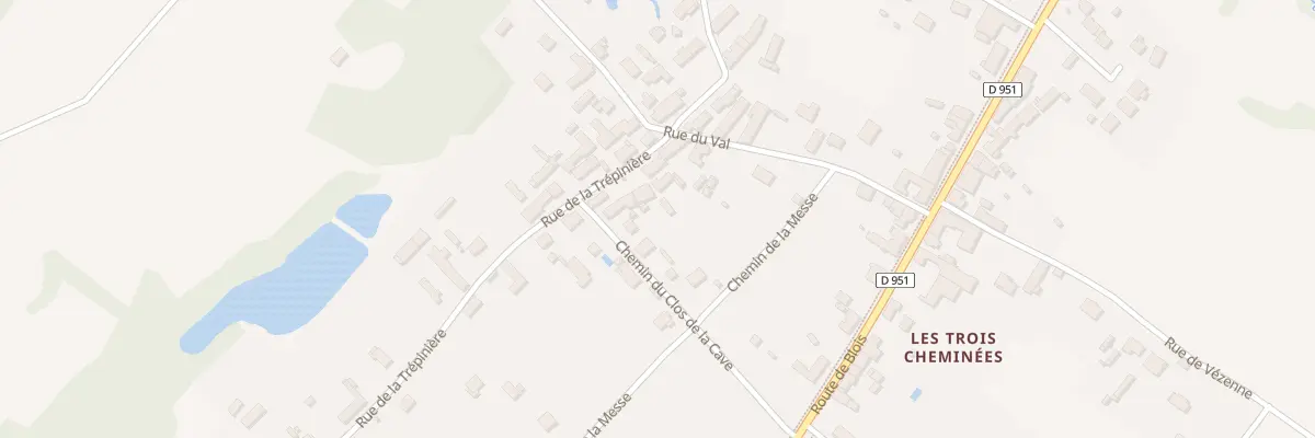 Plan du 1 Rue de la Trépinière à Lailly-en-Val