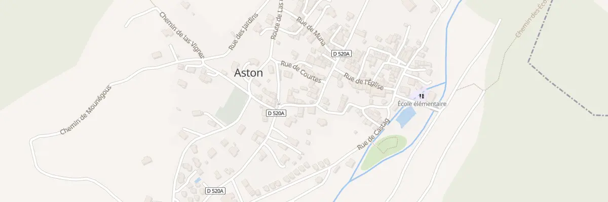 Plan du 31A Rte de Las Valléios à Aston