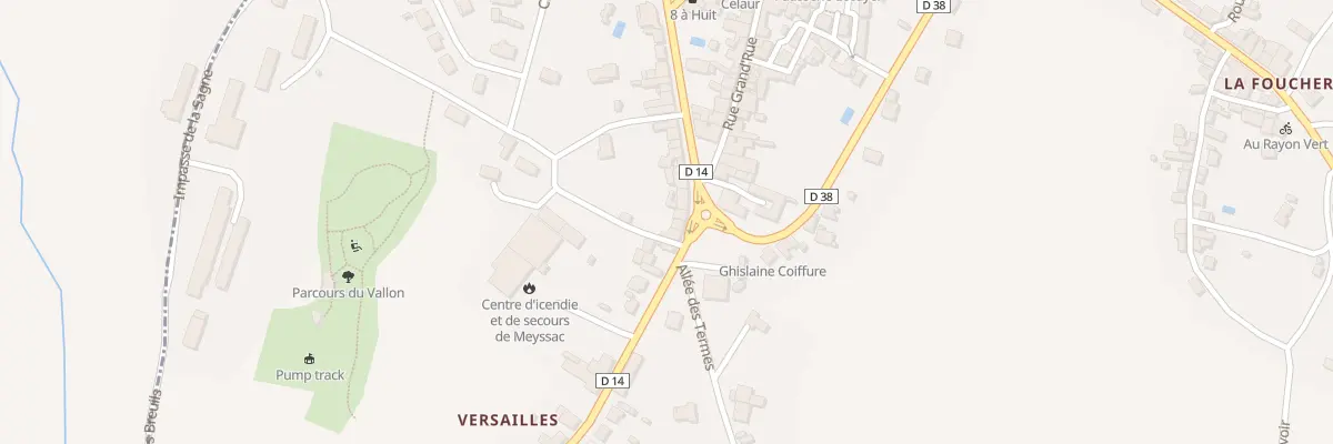 Plan du 4 Av de Versailles à Meyssac