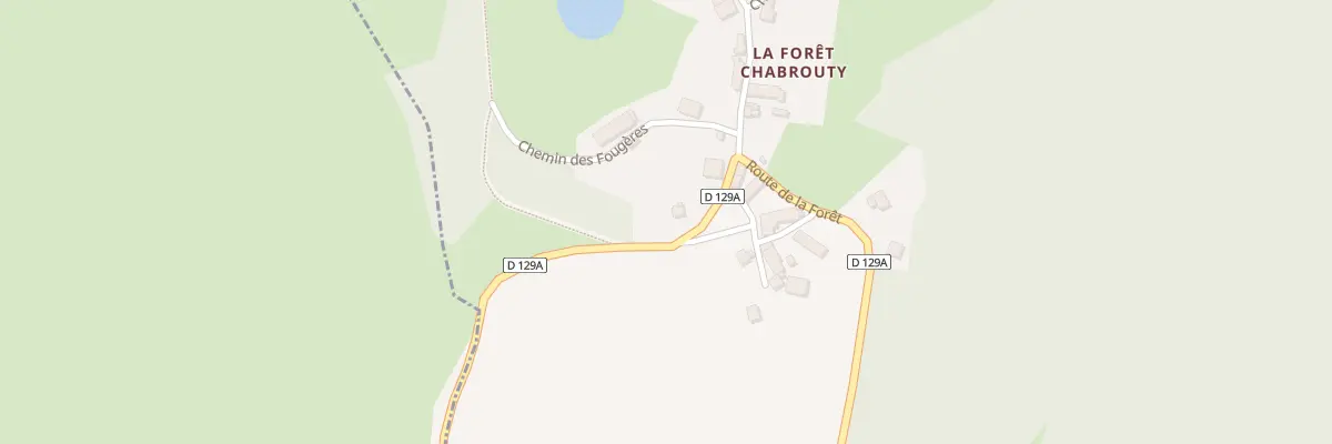 Plan du 5700 La Foret Chabrouty à Eymoutiers
