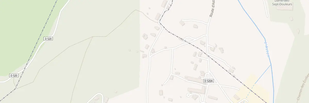 Plan du 106 Couloumie à Aston