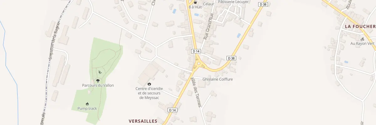 Plan du 2 Av de Versailles à Meyssac