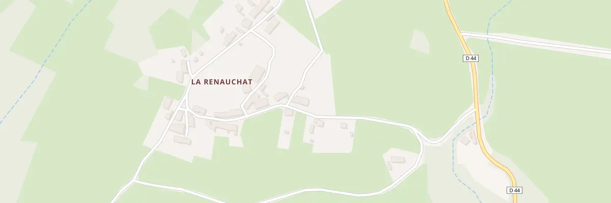 Plan du 2 La Renauchat à Fresselines