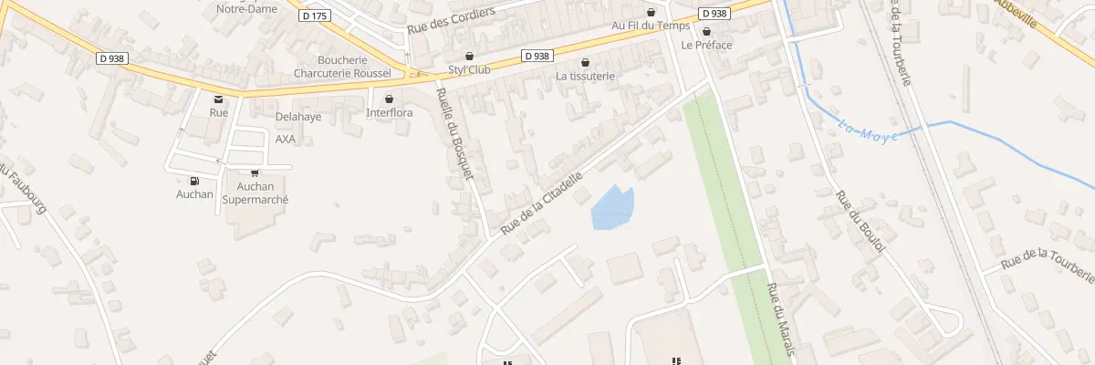 Plan du 11 Rue de la Citadelle à Rue