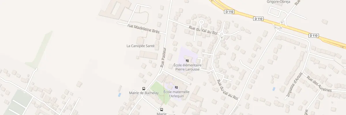 Plan du 20 Rue Pasteur à Buchelay