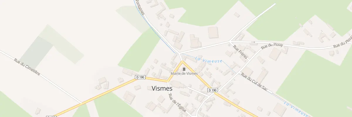 Plan du 1 Rue de Gamaches à Vismes