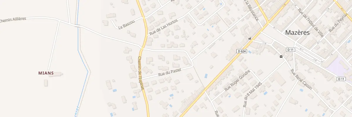 Plan du 17 Rue du Doc Louis Couret à Mazères