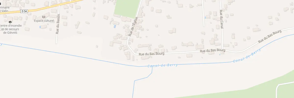 Plan du 3 Rue du Bas Bourg à Gièvres