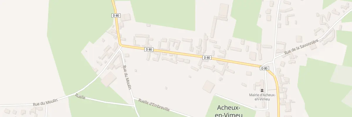 Plan du 13 Gr Grande Rue à Acheux-en-Vimeu