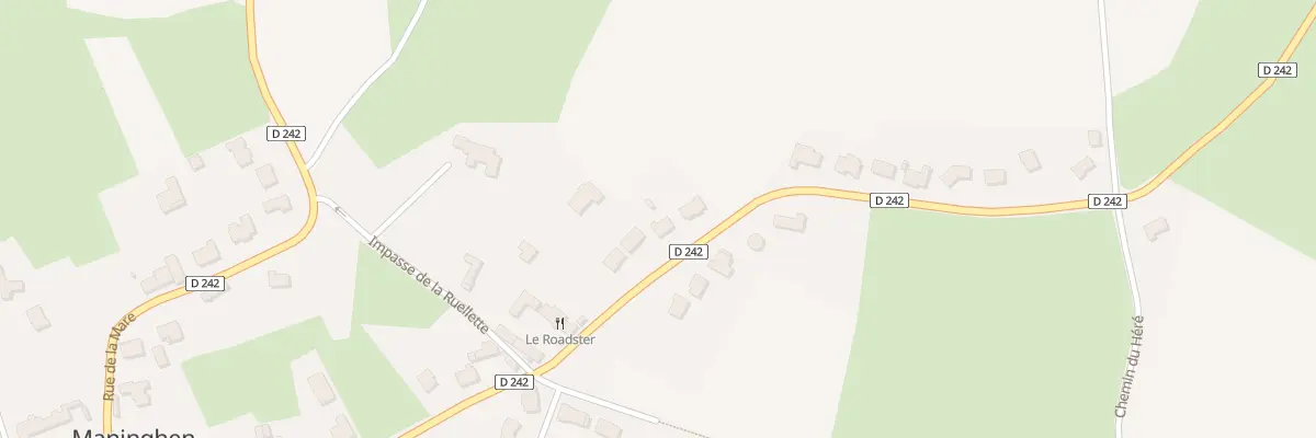 Plan du 421 Rue de Heurtevent à Maninghen-Henne
