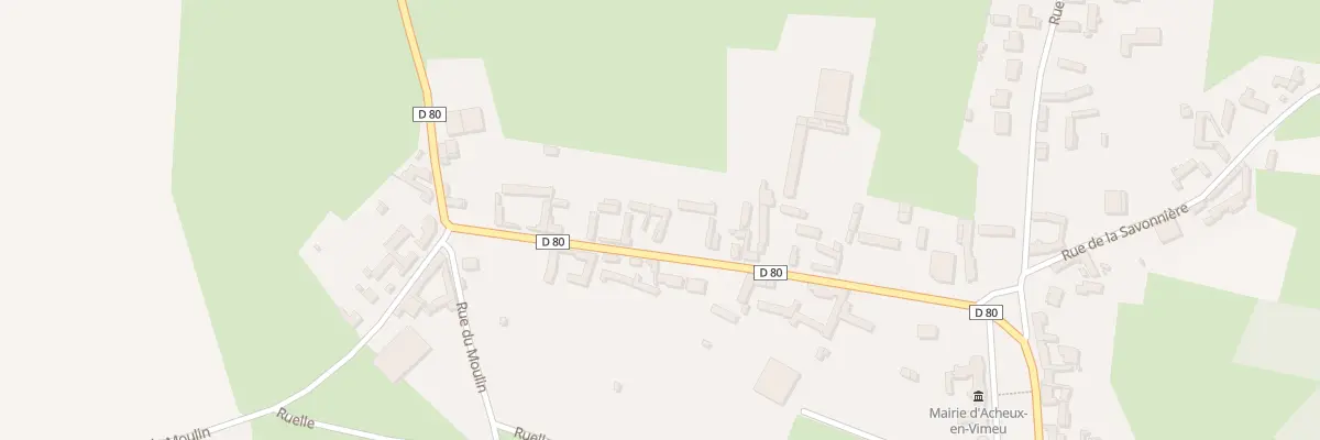 Plan du 18 Gr Grande Rue à Acheux-en-Vimeu