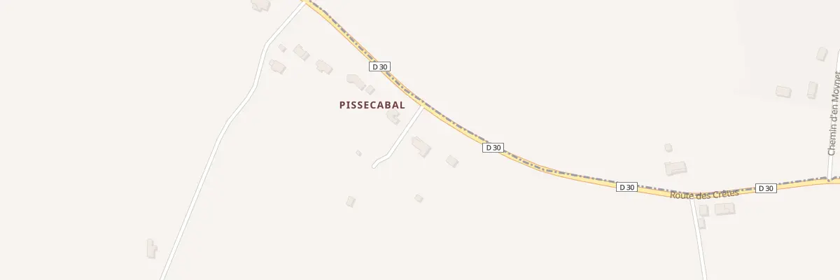 Plan du 4435 Rte des Crêtes à Garrigues