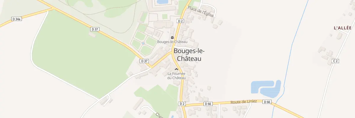 Plan du 3 Rte de Levroux à Bouges-le-Château