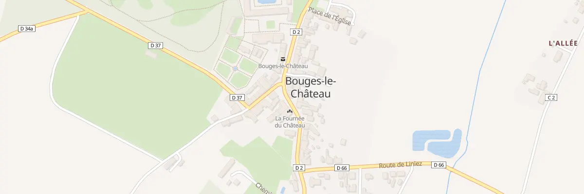 Plan du 1 Rte de Levroux à Bouges-le-Château