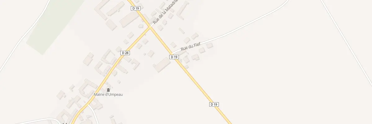 Plan du 1 Rte d’Auneau à Umpeau