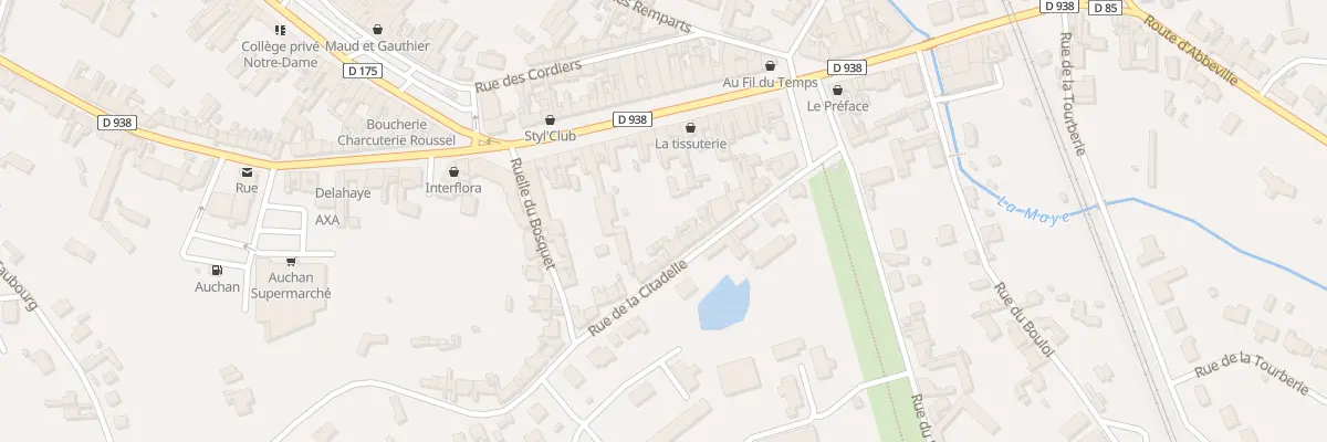 Plan du 17 Rue de la Citadelle à Rue