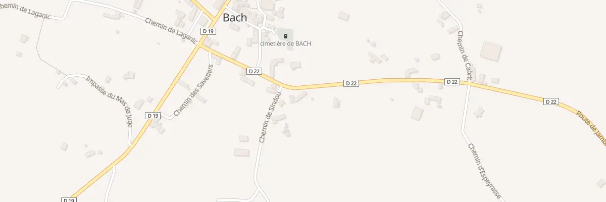 Plan du 5171F Le Coudenas à Bach