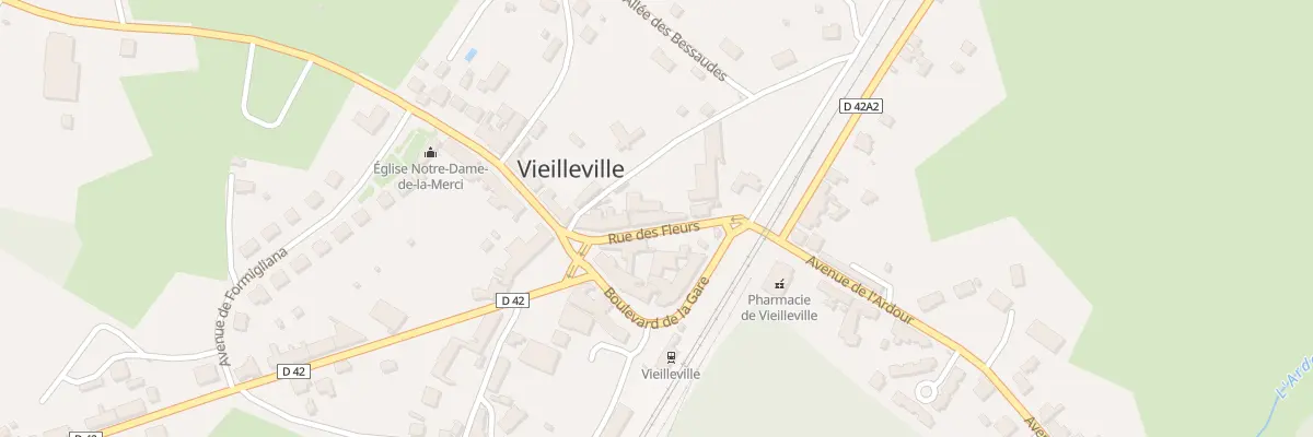 Plan du 9 Rue des Fleurs à Mourioux-Vieilleville