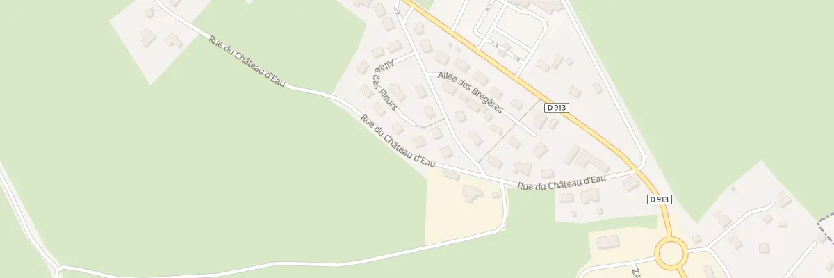 Plan du 14 All des Fleurs à Dun-le-Palestel