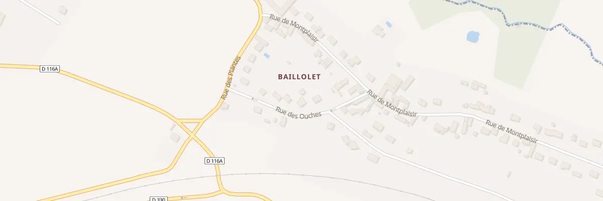 Plan du 6 Rue des Ouches à Bailleau-Armenonville