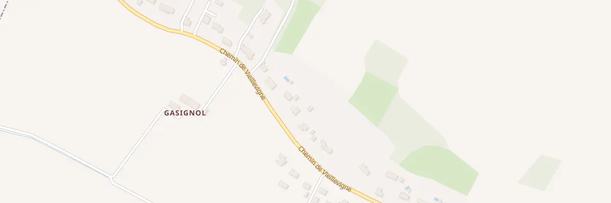 Plan du 870 Che de Vieillevigne à Gardouch
