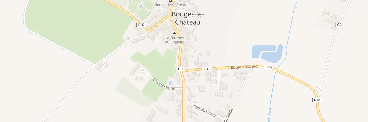 Plan du 23 Rte de Levroux à Bouges-le-Château