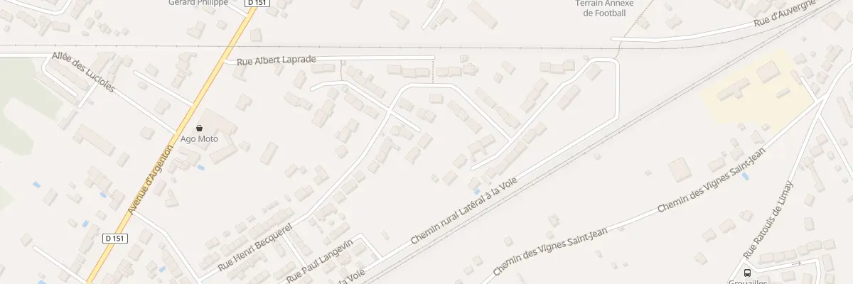 Plan du 5 Rue Alfred Nobel à Châteauroux