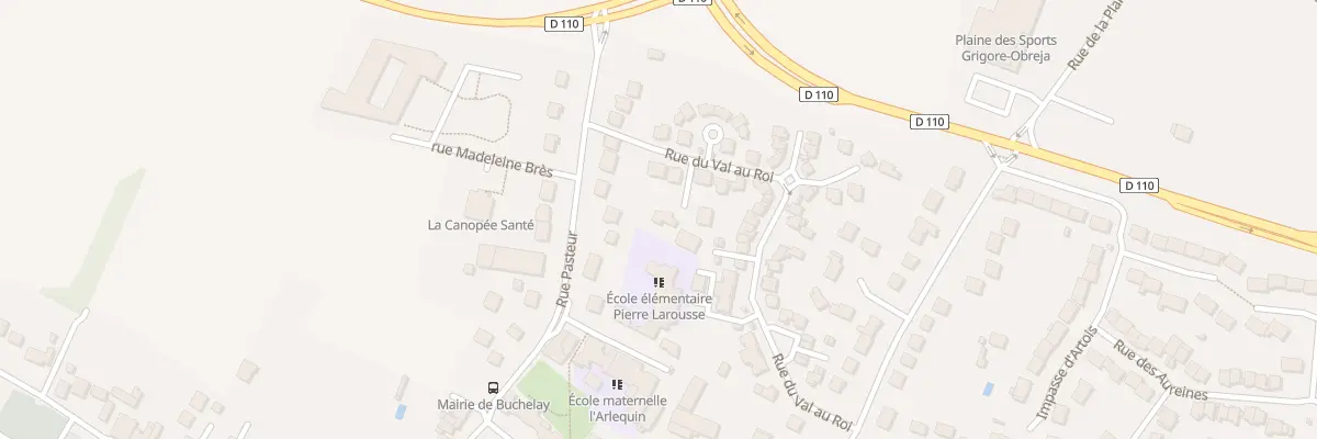 Plan du 65 Rue du Val au Roi à Buchelay