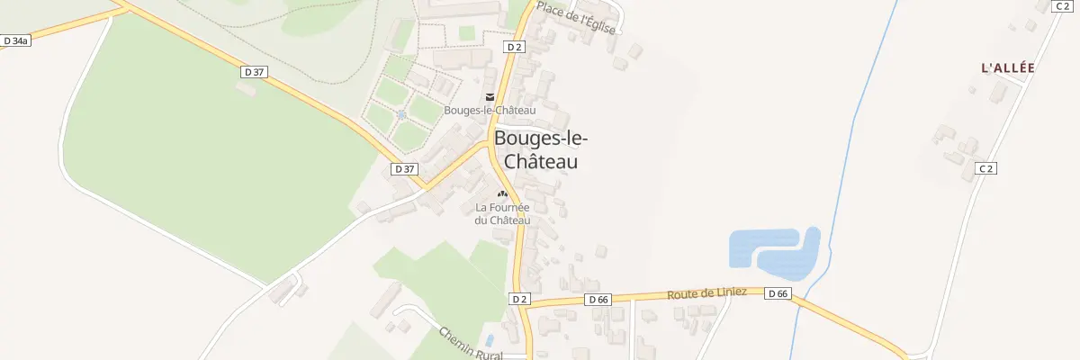 Plan du 7 Rte de Levroux à Bouges-le-Château