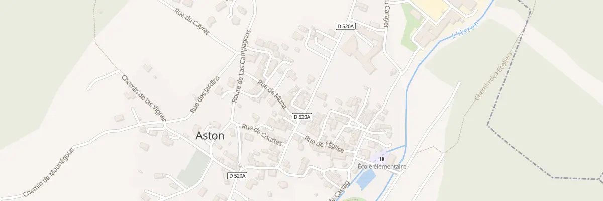 Plan du 5 Le Village à Aston
