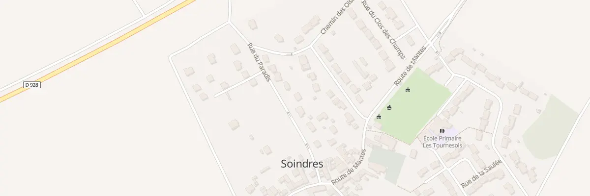 Plan du 12 Rue de Paradis à Soindres