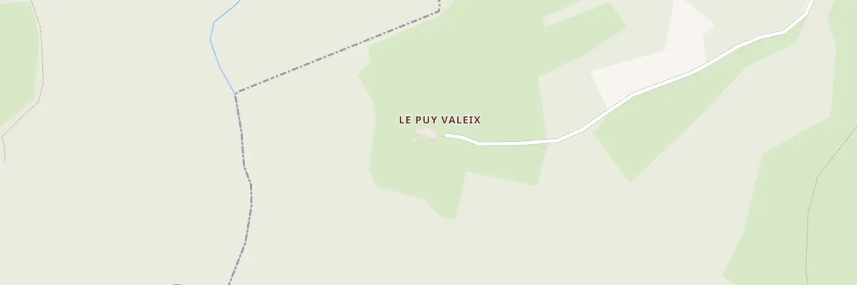 Plan du 5063 Le Puy Valeix à Augne