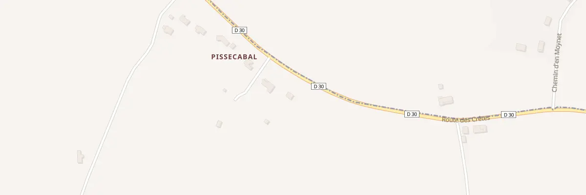 Plan du 5060 Pissecabal à Garrigues