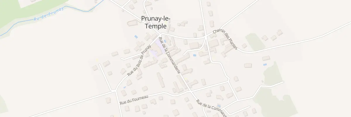 Plan du 5 Rue de la Commanderie à Prunay-le-Temple