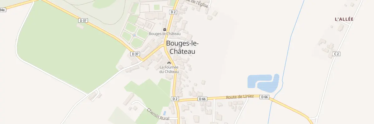 Plan du 9 Rte de Levroux à Bouges-le-Château