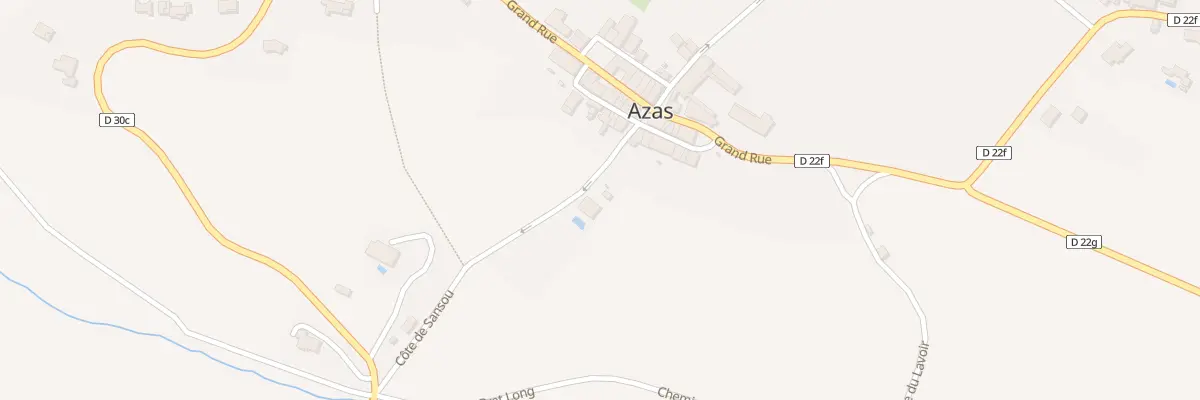 Plan du 75 Côte de Sansou à Azas