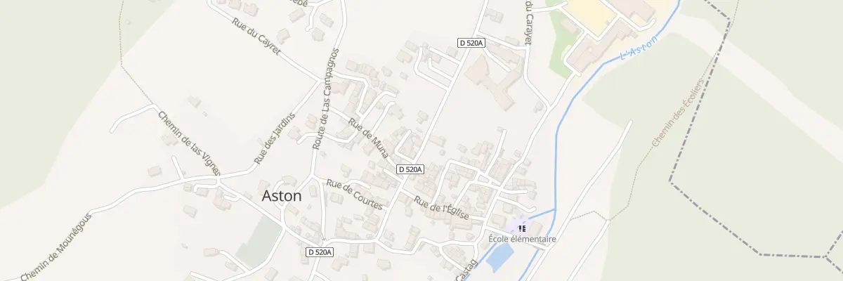 Plan du 4 Le Village à Aston