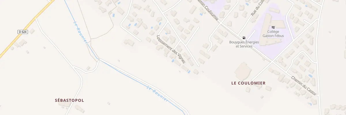 Plan du 8 Che des Vignes à Mazères