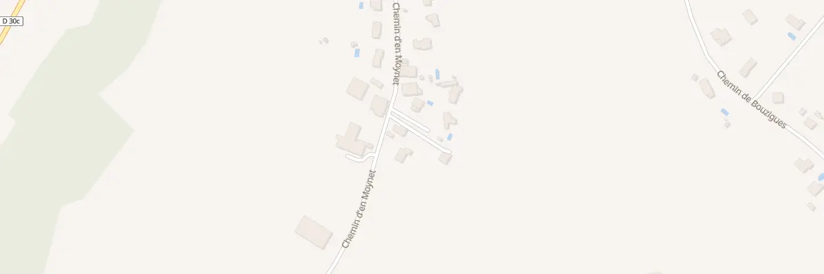 Plan du 735 Che d’En Moynet à Azas