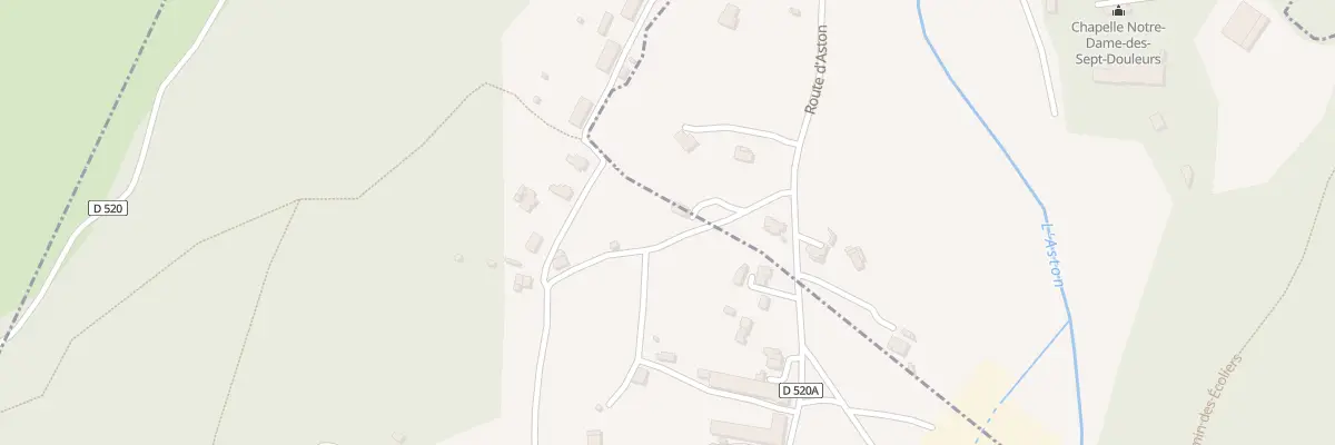 Plan du 135 Rte de Las Campagnos à Château-Verdun