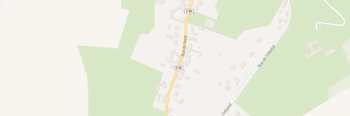 Plan du 36 Rue de Haut à Acheux-en-Vimeu