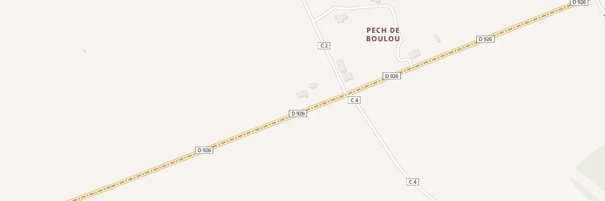 Plan du 5094 Pech de Boulou à Lavaurette