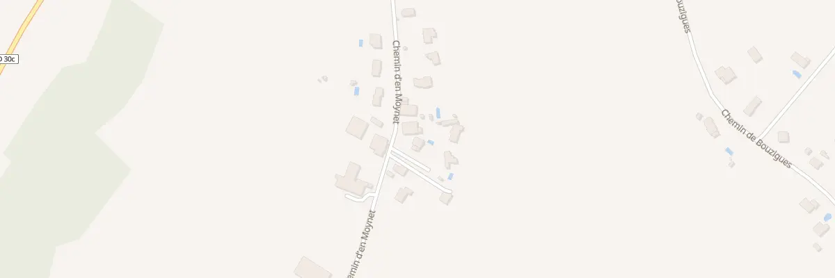 Plan du 695 Che d’En Moynet à Azas