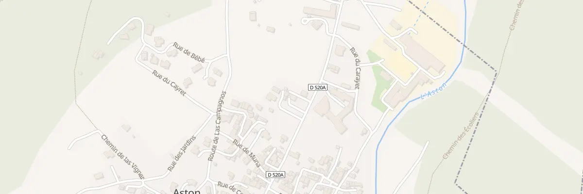 Plan du 111 Av de Rouyre à Aston