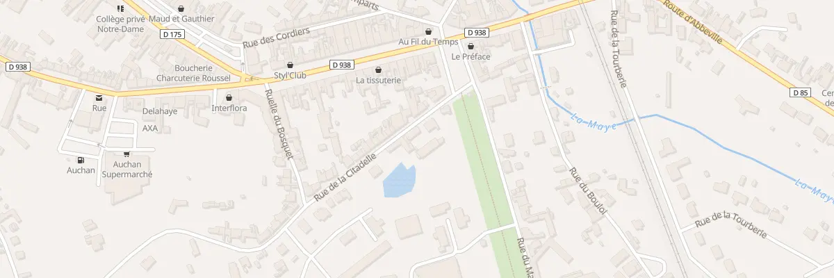 Plan du 12 Rue de la Citadelle à Rue